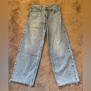Levi’s Baggy Dad raw hem jeans